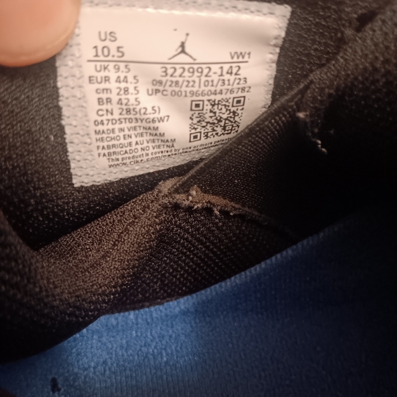 AIR JORDAN 6 RINGS 'GAME ROYAL' 2022 ***like New!!!*** - Picture 13 of 16